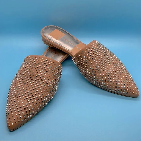 Dolce Vita tan leather mules Sz 8 - Picture 1 of 9